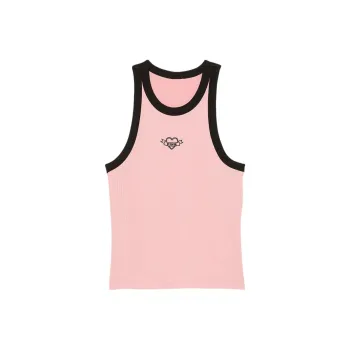 Victoria's Secret Tank Top Women's Almond Pink Black Multicolor