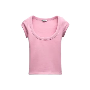 ZARA T-Shirts Women's Pink