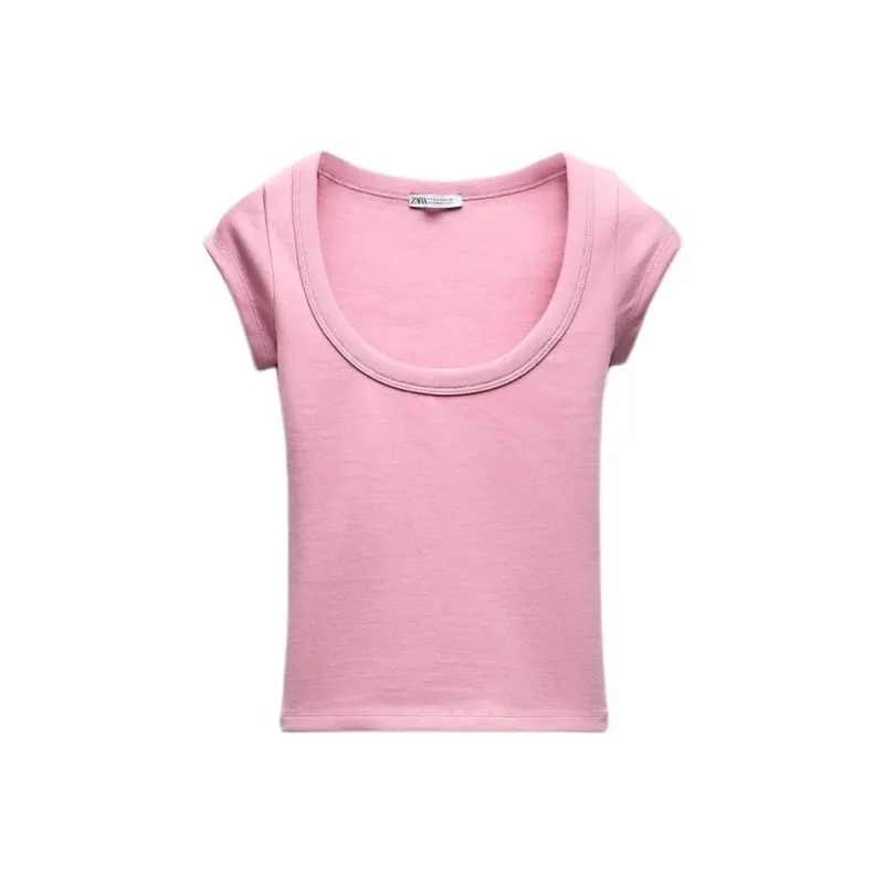 ZARA T-Shirts Women's Pink-0
