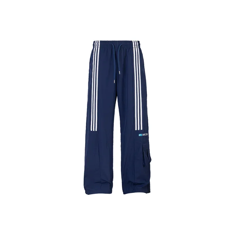 DARKCIRCLE Casual Pants Unisex Navy Blue-0