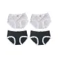 2 Pack Gray Purple+2 Pack Dark Gray