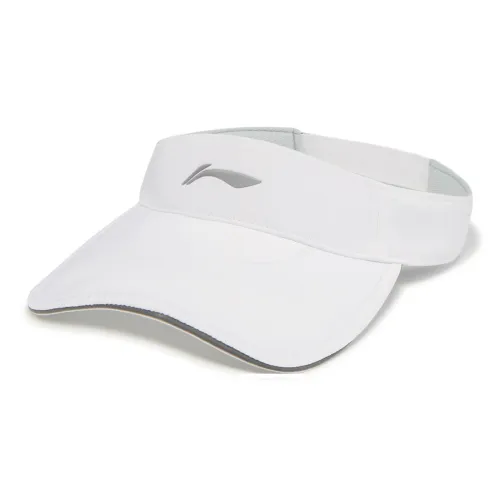 LiNing Sun Protection Hats Unisex White