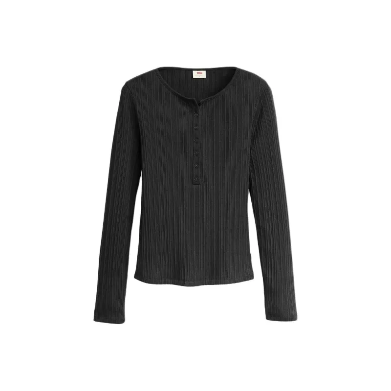 Levis T-Shirts Women's Black-0