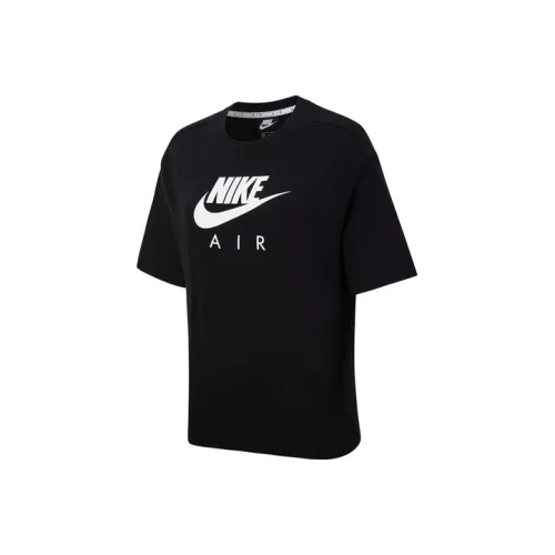 Nike Drop Shoulder Sleeve T Shirt Women's Black