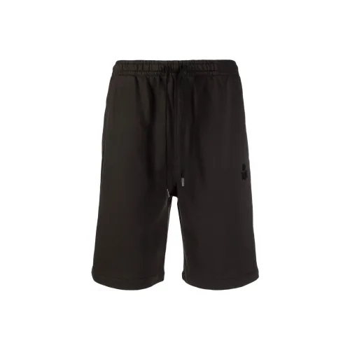 ISABEL MARANT Logo Embroidered Drawstring Shorts
