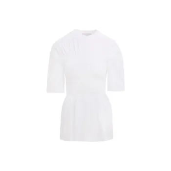 Stella McCartney Smocked Cotton T shirt