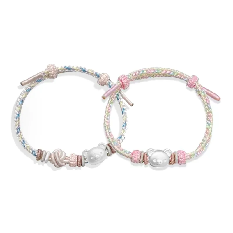 SINO GEM S999 Fine Silver Bracelets Unisex-17