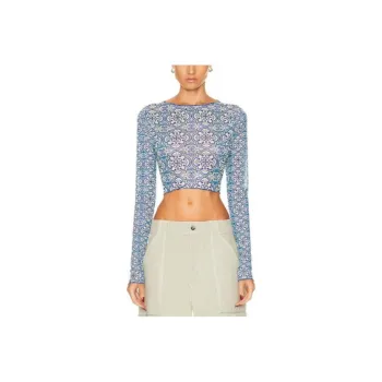 Rta Tomas Tile print Top