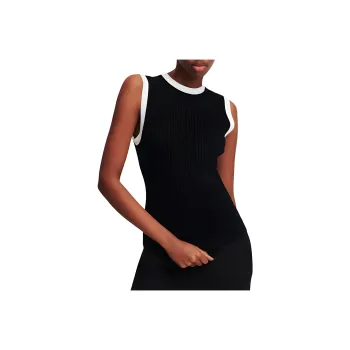 KARL LAGERFELD Tank Tops Women's Black