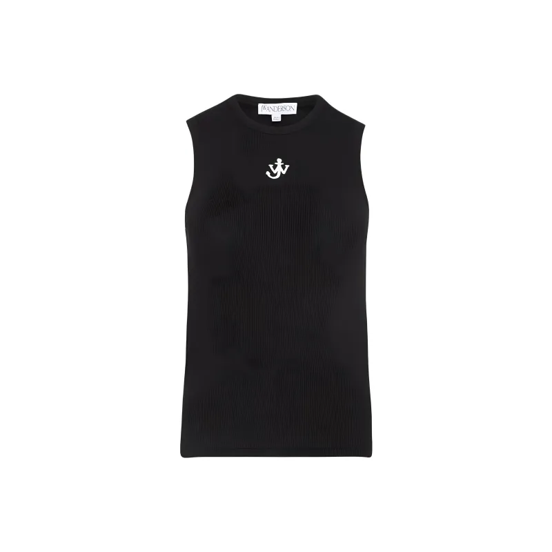 JW Anderson Anchor embroidered Top-0