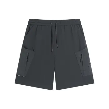 XTEP Casual Shorts Men's Gray Tin Can