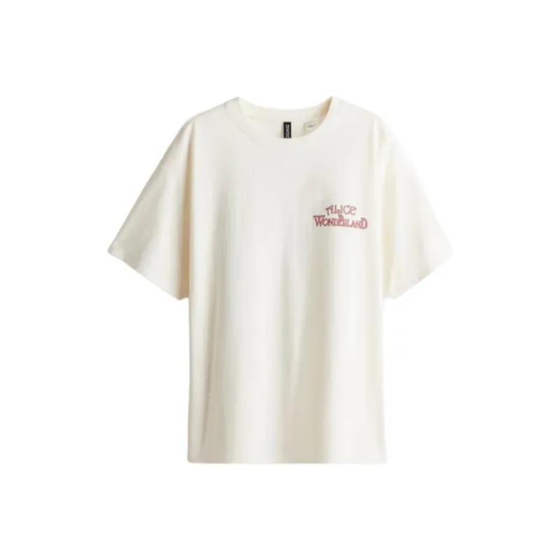 H&M T Shirts Women's Cream-0