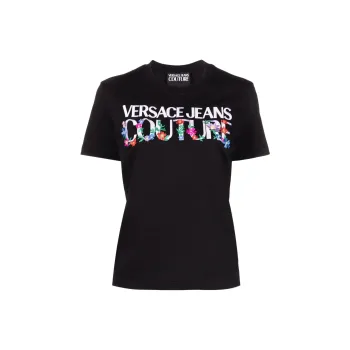 VERSACE JEANS COUTURE SS22 T Shirt Women's Black