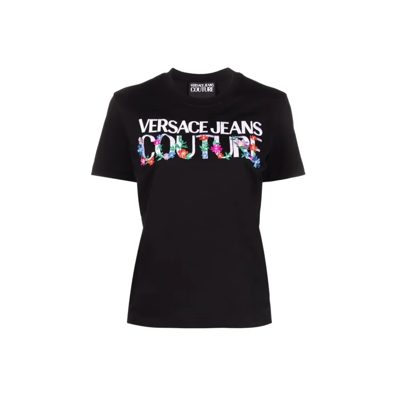 VERSACE JEANS COUTURE SS22 T Shirt Women's Black-0