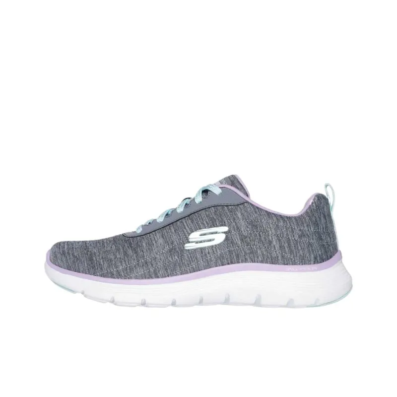 Skechers Flex Appeal 5.0 Low Top Training Shoes Women's Gray-0