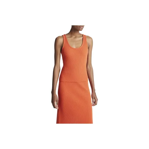 VINCE Tank Tops Women's Nightfall Red Orange