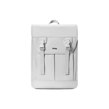 Jeep Fabric Backpack Unisex Gray White Paint/Obsidian Black/Mist Pink