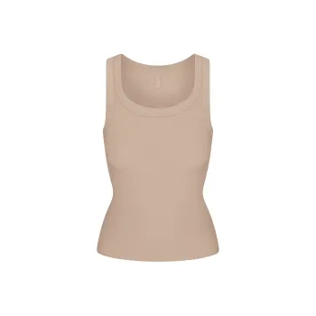 Skims Boyfriend Tank Clay