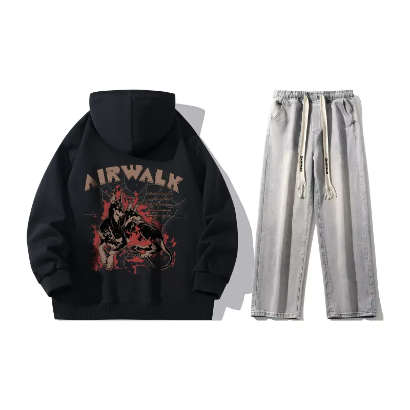 Airwalk Sweatshirt Sets Unisex-20