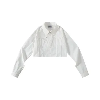FRLMK Crop Tops Women's White