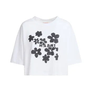 MARNI Daisy Garden Print Jersey T Shirt