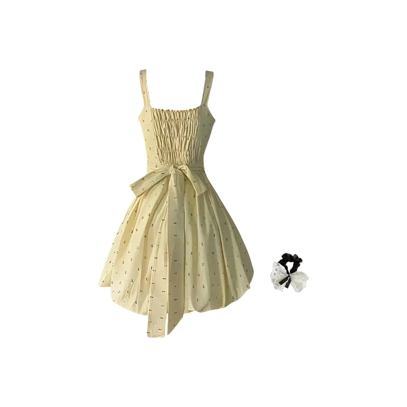 TUSHIFEI Slip Dress Women's Yellow-1