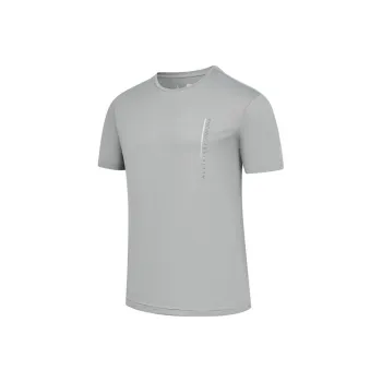 QIAODAN Sports Life Collection T Shirt Men's Cloud Peak Gray