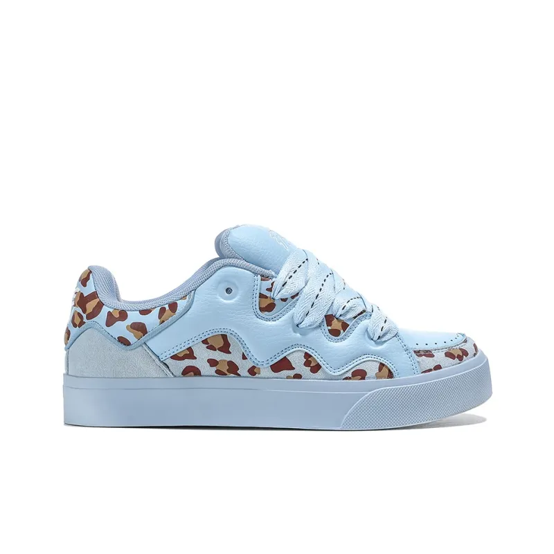 FERW Low Top Skateboard Shoes Unisex Blue Panther-1