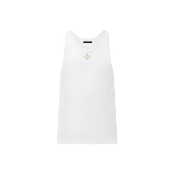 LOUIS VUITTON Brooch Detail Tank Top