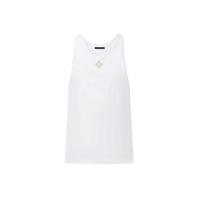 LOUIS VUITTON Brooch Detail Tank Top-0