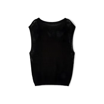 TKY SHOP Tank Tops Women's Elegant Black