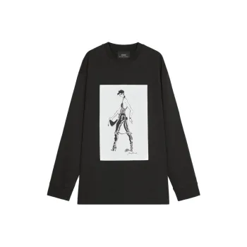 ZARA X STEVEN MEISEL Co-brand T-Shirts Women's Black