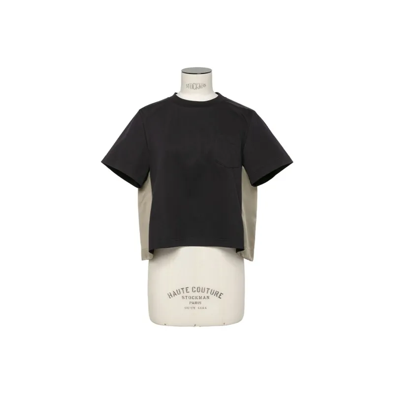 Sacai Panelled T shirt-0