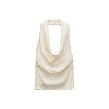 ZARA Tank Tops Women's White