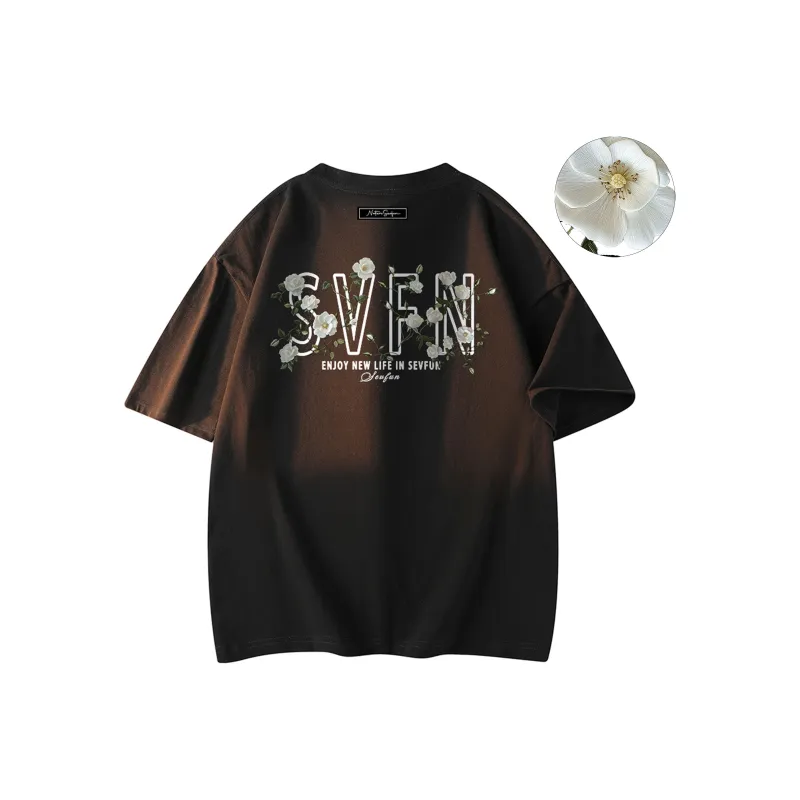 7 SEVFUN T Shirt Unisex Heather Gray Red-8