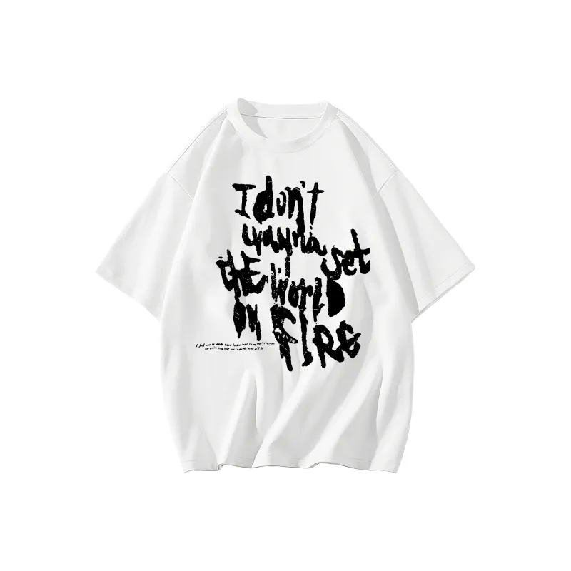 CHRROTA Straight T-Shirt Unisex-0