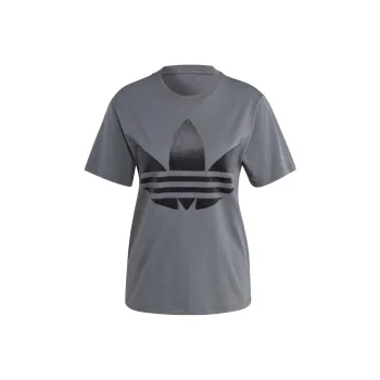 Adidas Originals Trefoil T Shirts Women's Dark Gray
