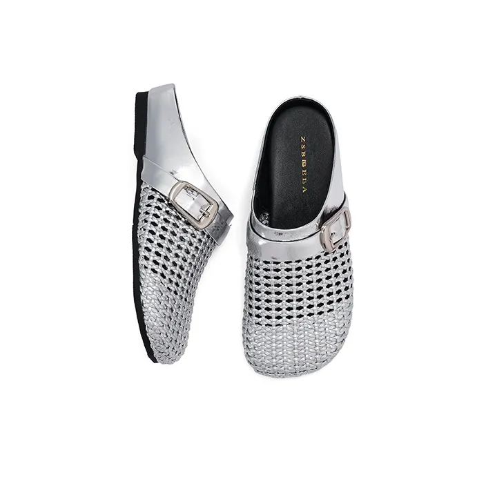 ZSBELLA Slip Resistant Abrasion Resistant Closed Toe Slippers Women's-6