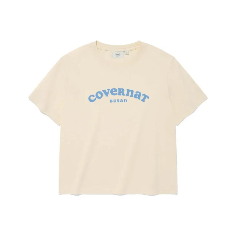 COVERNAT T Shirts Women's Cream-0