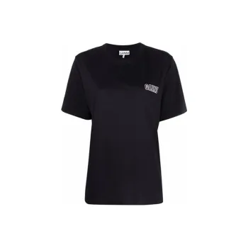 GANNI Software Jersey Tee 'Black'