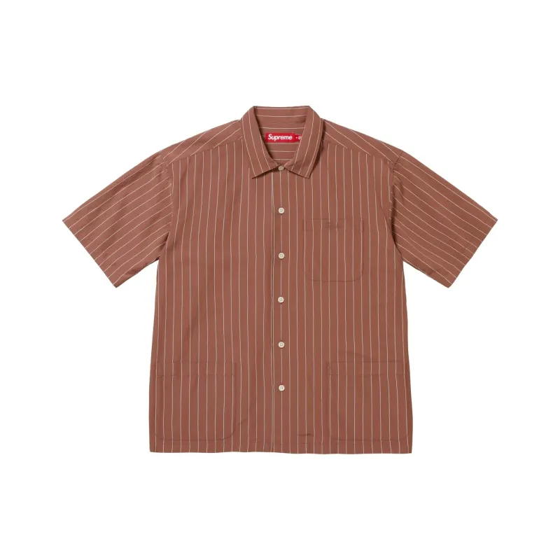Supreme Stripe S/S Pajama Shirt-1