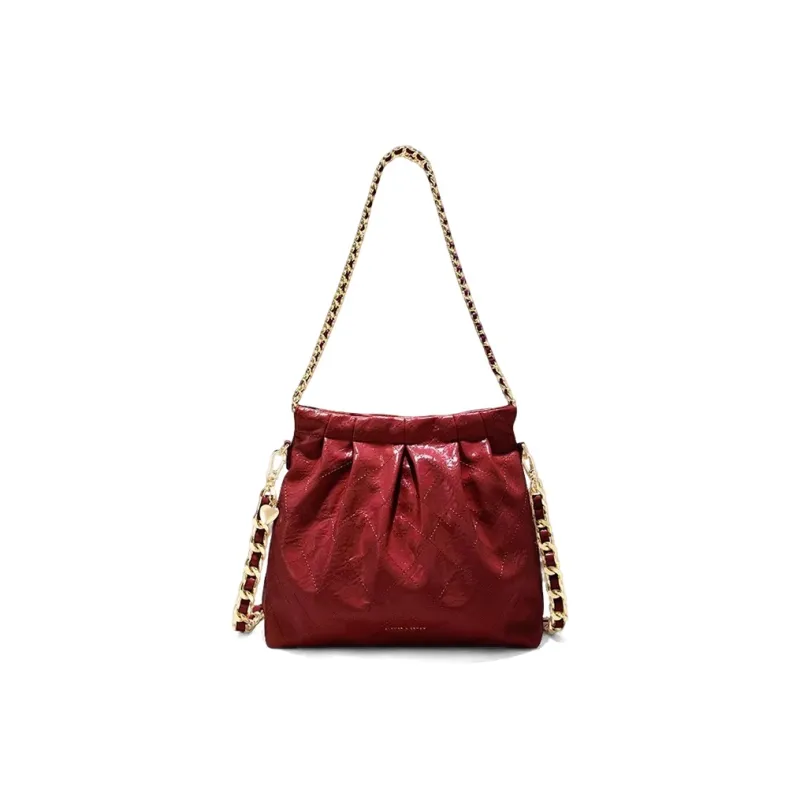 CLEVER& KETCH PU Shoulder Bag Women's Sea Salt Blue/Purple/Brown/Coffee/Black/Red-10