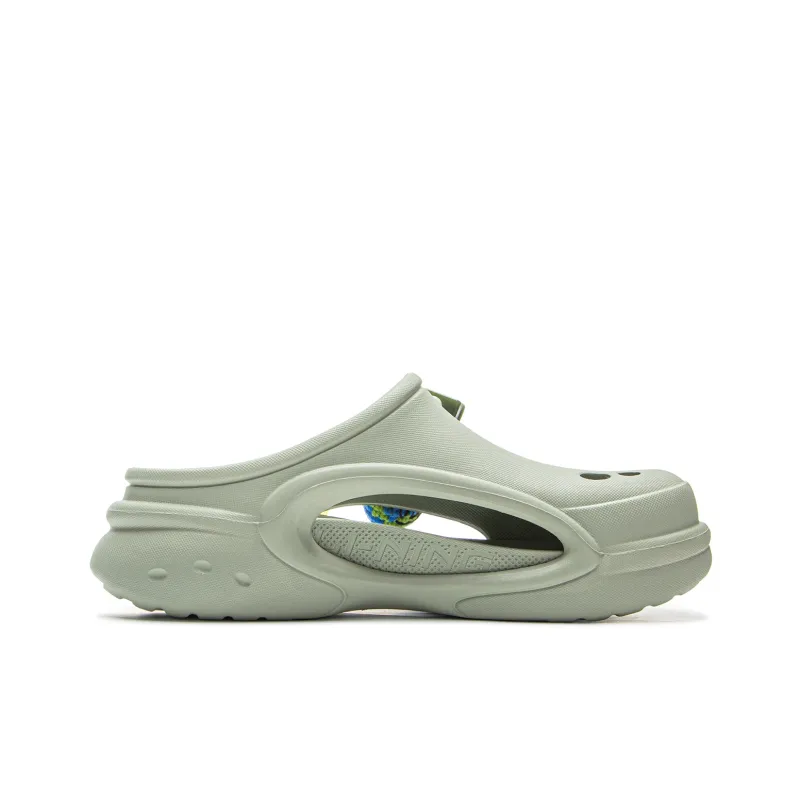 YINGXIONGLIANMENGYONGCHIPAIDUI x LiNing Soft Clogs Unisex Green-1