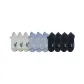 10-Pack (3 White+3 Blue+4 Black)