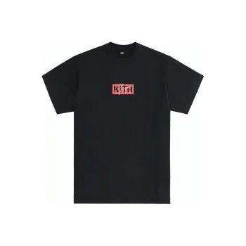KITH Women's Aaliyah Classic Logo Vintage Tee Black
