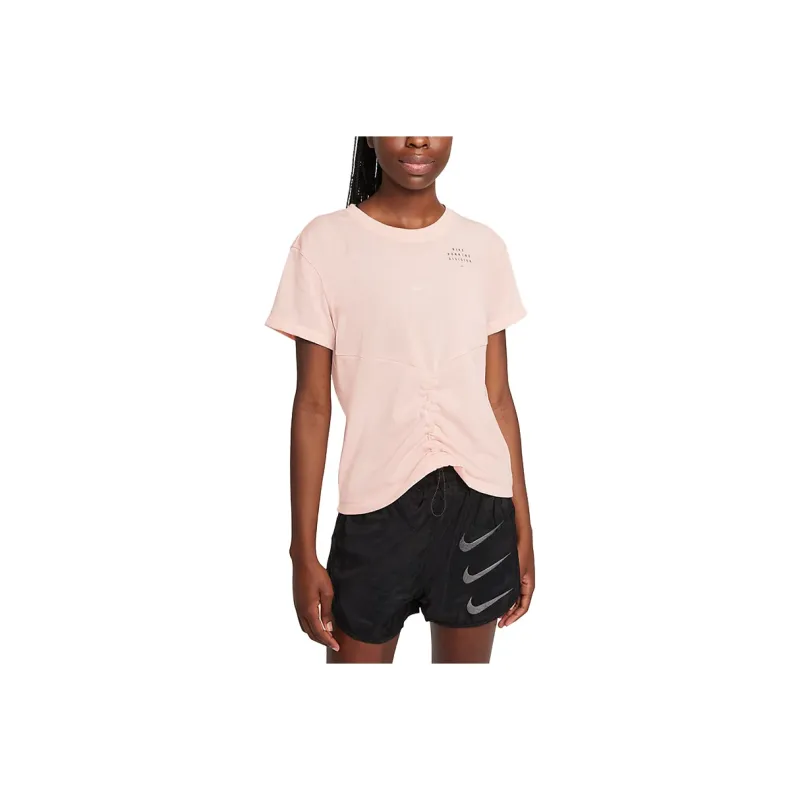 Nike Set in Sleeve T Shirt Women's Coral-0