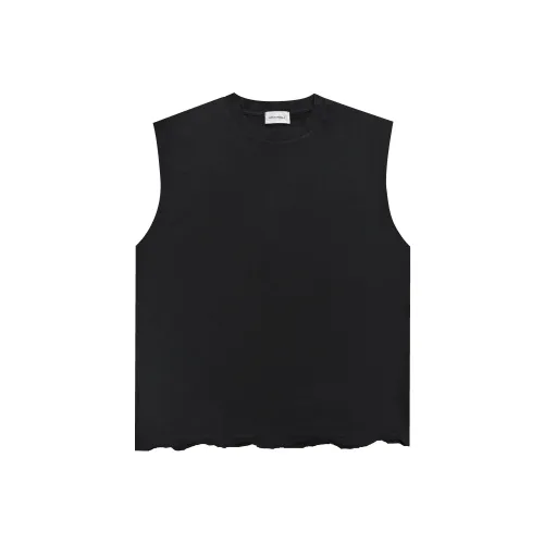 PRADA Logo Stamped Sleeveless Tank Top Beige