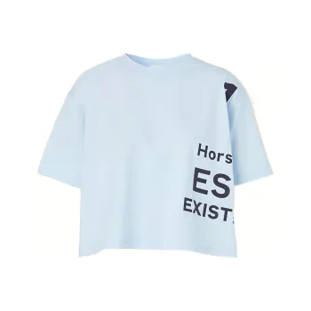Burberry T Shirt Women's Light Blue