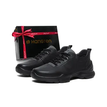 HANG TEN Low Top Casual Shoes Unisex Black Caviar
