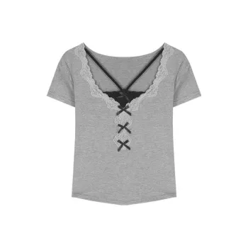 POPO.INFO T Shirts Women's Gray